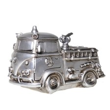 Spardose Feuerwehr Auto Antik