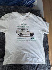 Vintage T-Shirt, Jeep Green and White Graphic Print , Size L, Neu