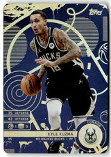 2025-26 Topps Match Attax NBA No. 35 Kyle Kuzma Common Blue
