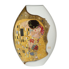 Gustav Klimt Vase DER KUSS H. 46cm aus Porzellan Goebel