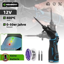12V Akku-Lötkolben Elektrischer Lötstation Lötgerät Lötpistole Lötwerkzeug 