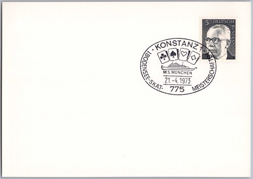 Konstanz 1973 skat - konstanz,