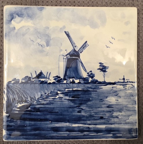 Delfter blue fliese holland - blue,