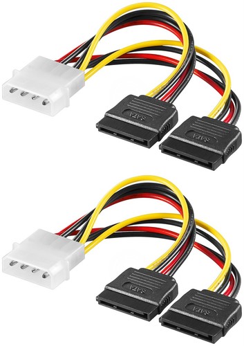 Goobay power adapter - 2x, 4