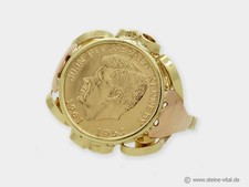 Schöner 585er Gold "Münzring Kennedy" (1987)