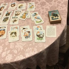 Antikes Kartenspiel Nr.5052 Schwarzer Peter vor 1945 Bilder v.F.Baumgarten