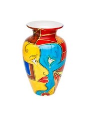 Vase 25cm handbemalt “FACE