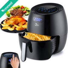 6,5L Heißluftfritteuse XXL Friteuse Fritteuse Heißluft Edelstahl [95%Neue]