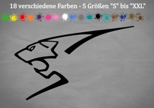 Löwe Aufkleber Peugeot Optik Silhouette 206 207 208 307 308 407 RCZ JDM 5 Größen