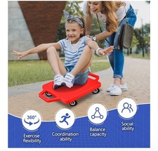 Red Scooter Board w/Handles