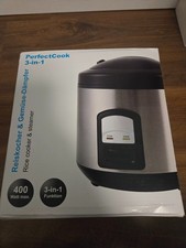 Perfekt Cook 3 in 1 Reiskocher mit Warmhaltefunktion.