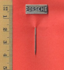1 x Porsche Anstecknadel 1970 alt Silber aus meiner Sammlung Lagerfach Nr. 918.1