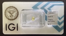 0,30ct Fancy Yellow Diamant |