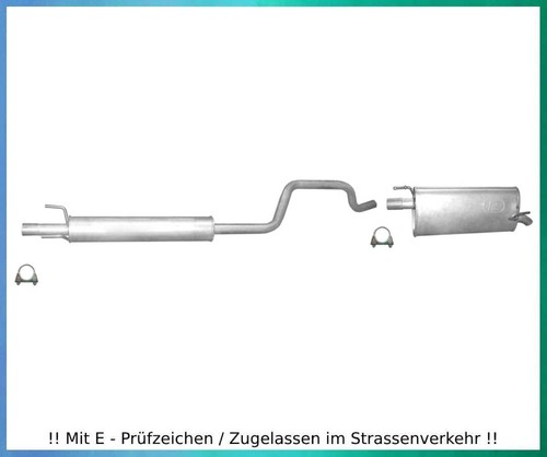 Auspuffanlage opel meriva - auspuffanlage, a