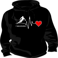 Abfahrtski Ski Logo Pullover Skipullover Sweatshirt Kapuzenpullover Skiurlaub 20