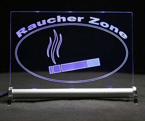 Raucher zone led - raucher,