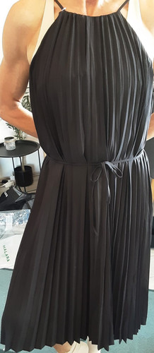 Halara plissee kleid mit - plissee,