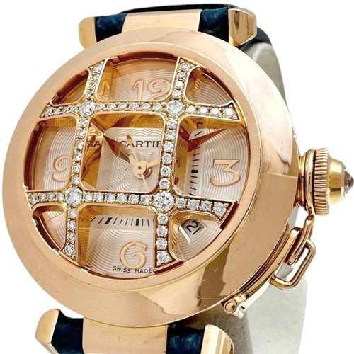 Cartier pasha grid diamond - cartier,