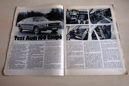 Mot 1970 audi 100 - mot, s