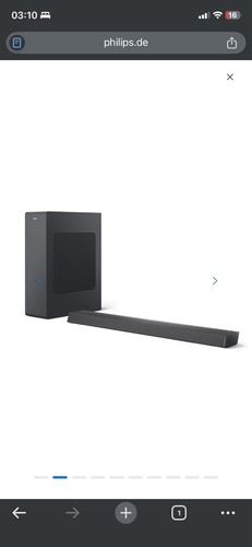 Philips tab6305 soundbar - tab6305/10,