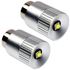 2-Pack HQRP Ultra Hell 300Lm Hochleistung 3W LED Lampe für Maglite 2D 3D/2C 3C