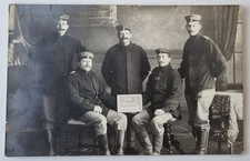 AK - Foto - Gruppe Deutsche Soldaten in Uniform , 1.WK Feldpost - von 1915 - rar