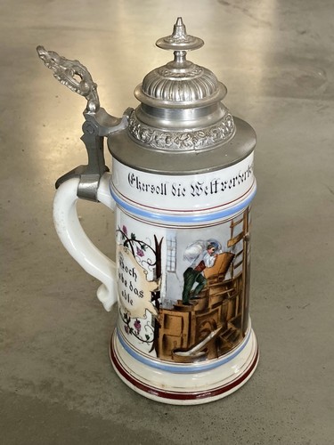 Alter handwerker bierkrug - handwerker,