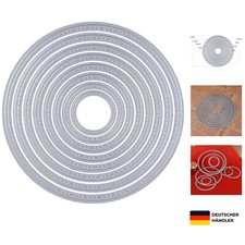 8 Metall Kreis Stanzschablonen