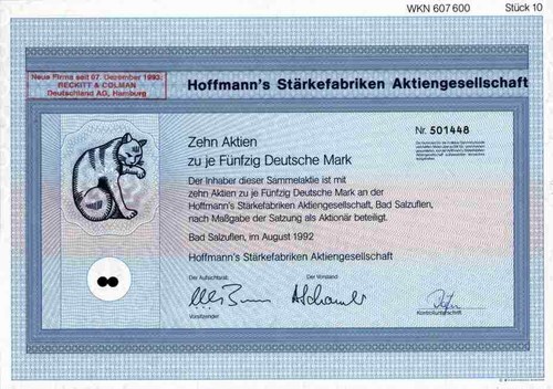 Hoffmann stärkefabriken - hoffmann's,