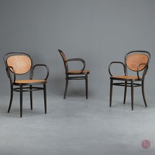 Thonet 215 RF Wiener Kaffeehausstuhl Stuhl Nussbaum Braun Geflecht tolle Patina