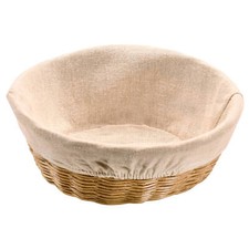 Brotkorb mit Stoffeinsatz, Ø