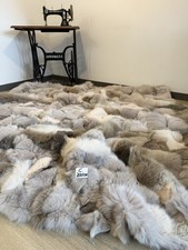 Echte Fuchsfell Decke  PREMIUM