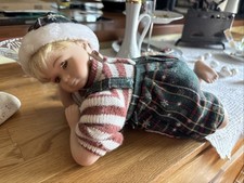 Sammlerpuppe Porzellan Puppe