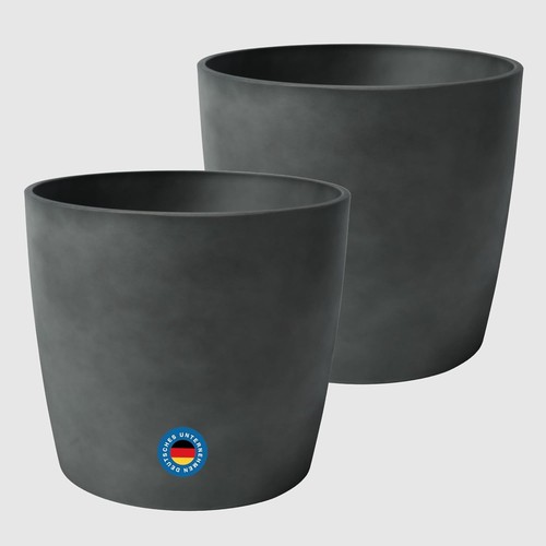 2er set pflanztopf blumentopf - pflanztopf,