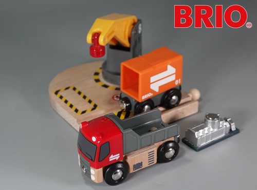 Brio magnetkran und fracht set - fracht,