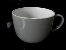 Jumbotasse Porzellan ausen grau 500 ml unbenutzt