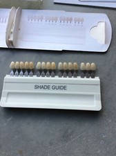 Zahn Farbschlüssel Tabelle von Merz Dental Shade Guide Vollständig Siehe Fotos