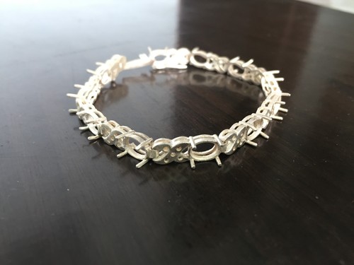 Massives sterlingsilber 6x8 - massives,