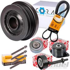 RIEMENSCHEIBE KURBELWELLE+RIEMEN+SPANNARM+ROLLE passend für BMW E46 E60