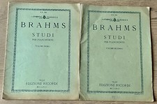 BRAHMS STUDI PER PIANOFORTE