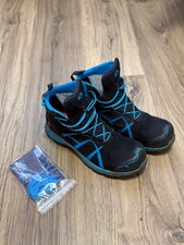 HAIX Black Eagle Safety 40.1 Mid S3 Sicherheitsstiefel - Schwarz/Blau, EU 47