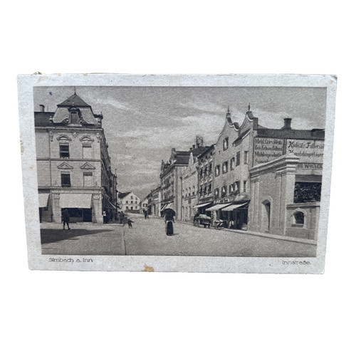Postkarte simbach inn - postkarte,