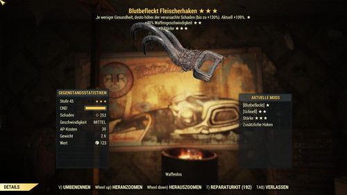 Fallout bloodied swing - fallout, [bloodied