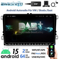 DAB+ 9" Android 15 Autoradio