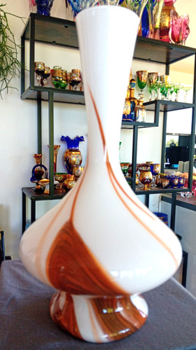 Große glas vase - glas, -opalina