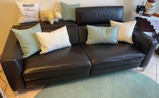 Designer 3-sitzer Ledercouch