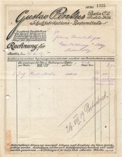 Alte Rechnung - Gustav Pinkus