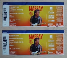 2x Peter Maffay Bad Segeberg, Sa. 16. Mai 2026, Tickets, 2 Karten Stehplatz 