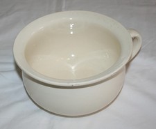 NACHTTOPF mit Henkel von Villeroy und Boch weiße Keramik 50er rustikaler Schick