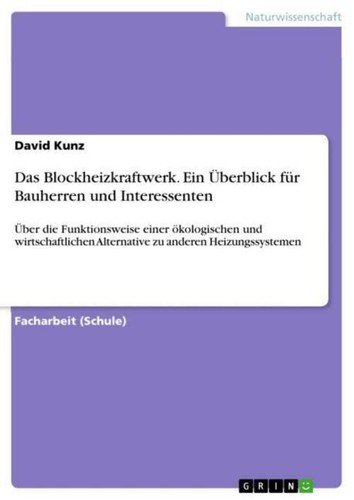 Das blockheizkraftwerk ein - blockheizkraftwerk.,